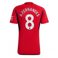 Muški Nogometni Dres Manchester United Bruno Fernandes #8 Domaci 2023-24 Kratak Rukav